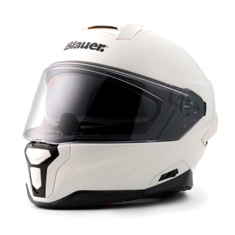 Casque Integral Blauer FF01 Mono Glossy White