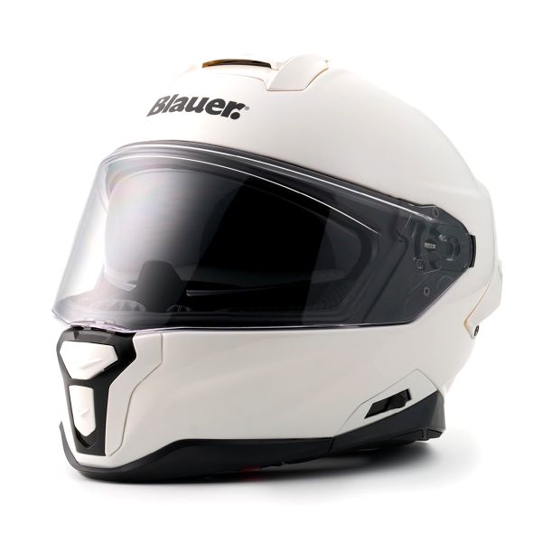 Casque Integral Blauer FF01 Mono Glossy White