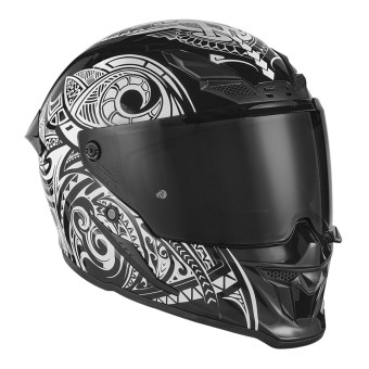 Casque Integral Exklusiv Goliath Maori Black White