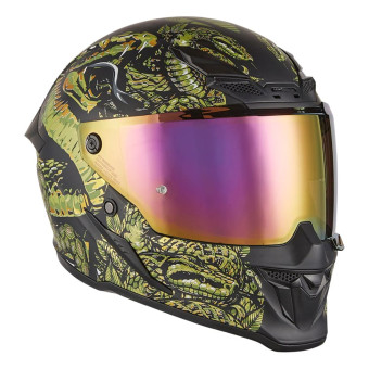 Casque Integral Exklusiv Goliath Mythology Matt Black Gold