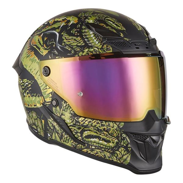 Casque Integral Exklusiv Goliath Mythology Matt Black Gold