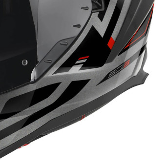 Givi 50.3 Quasar Titanium Red Black
