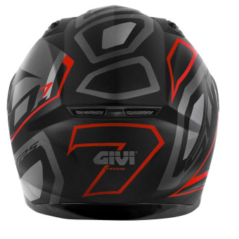 Givi 50.7 Proton Matt Titanium Red