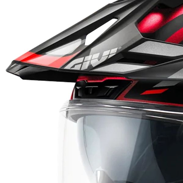 Givi 80.1 Fiber Apex Burgundy Black Titanium Red