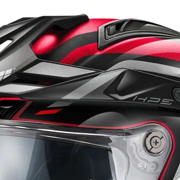 Givi 80.1 Fiber Apex Burgundy Black Titanium Red