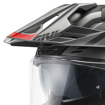 Givi 80.1 Fiber Apex Matt Black Titanium Red