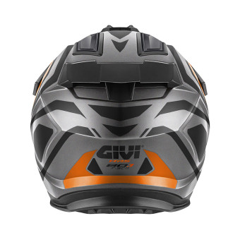 Givi 80.1 Fiber Apex Matt Titanium Black Orange