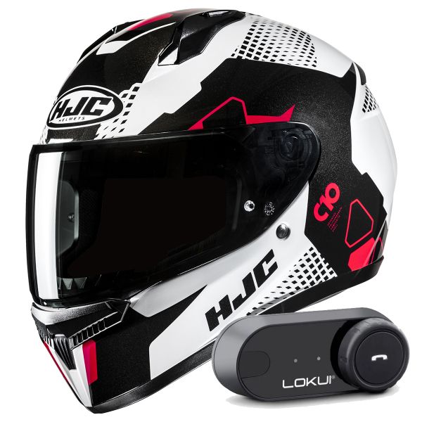 Casque Integral HJC C10 Aspa MC1 + Kit Bluetooth Lokui K30 Casque Integral HJC C10 Aspa MC1 + Kit Bluetooth Lokui K30