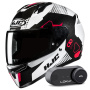 Casque Integral HJC C10 Aspa MC1 + Kit Bluetooth Lokui K30