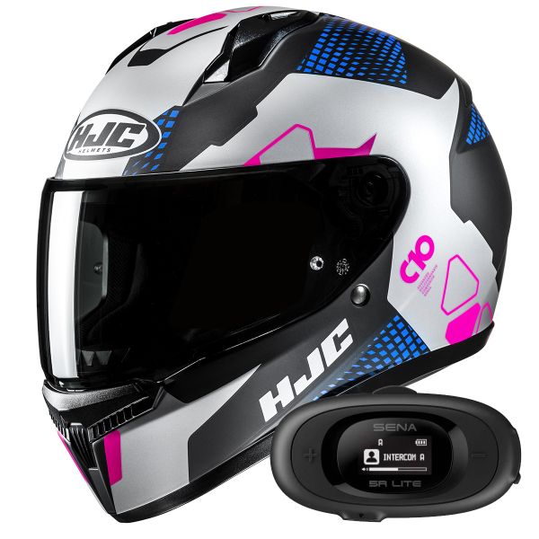 Casque Integral HJC C10 Aspa MC28SF + Kit bluetooth 5R Lite