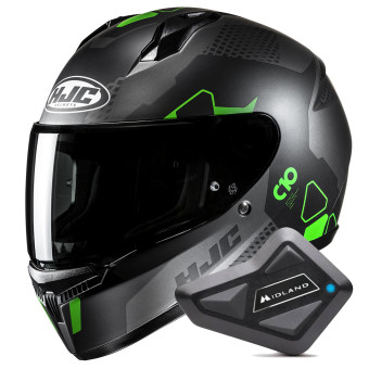 Casque Integral HJC C10 Aspa MC4SF + Kit Bluetooth BT Mini