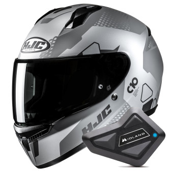 Casque Integral HJC C10 Aspa MC5SF + Kit Bluetooth BT Mini