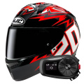 Pack C10 Diablo Mask Quartararo + Kit Bluetooth 5S Solo