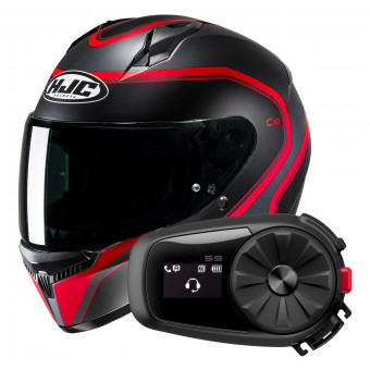 Casque Integral HJC C10 Elie MC1SF + Kit Bluetooth 5S