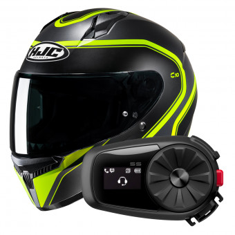 Casque Integral HJC C10 Elie MC3HSF + Kit Bluetooth 5S