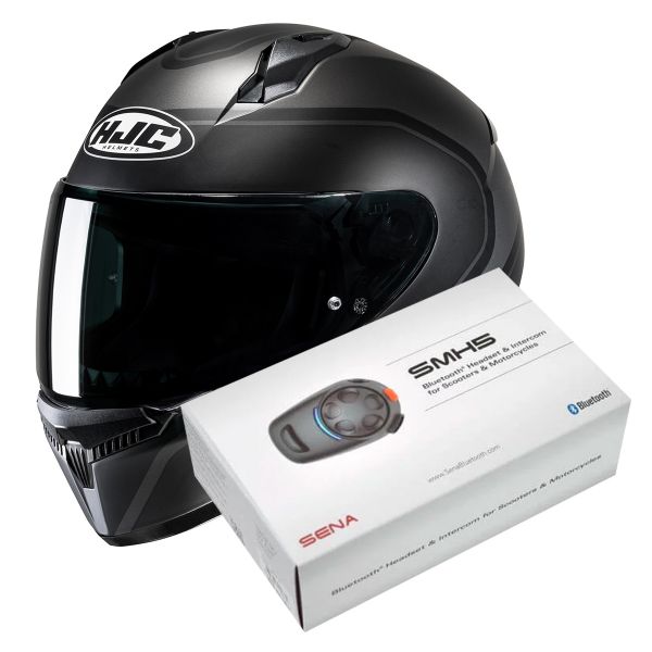Casque Integral HJC C10 Elie MC5SF + Kit Bluetooth SMH5 Solo