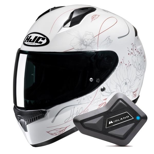 Casque Integral HJC C10 Epik MC8 + Kit Bluetooth BT Mini Casque Integral HJC C10 Epik MC8 + Kit Bluetooth BT Mini