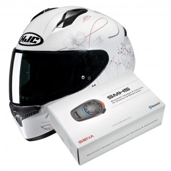 Casque Integral HJC C10 Epik MC8 + Kit Bluetooth SMH5 Solo