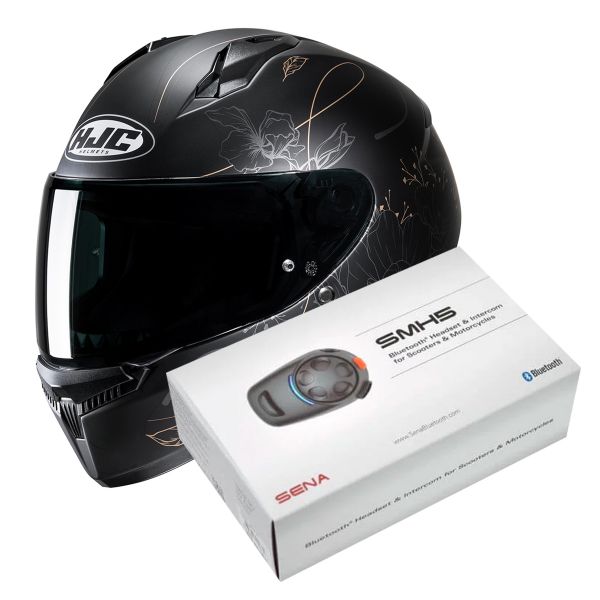 Casque Integral HJC C10 Epik MC9SF + Kit Bluetooth SMH5 Solo Casque Integral HJC C10 Epik MC9SF + Kit Bluetooth SMH5 Solo