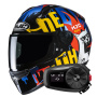 Casque Integral HJC C10 Fop MC23 + Kit Bluetooth 5S