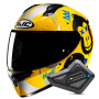 Casque Integral HJC C10 Geti MC3SF + Kit Bluetooth BT Mini