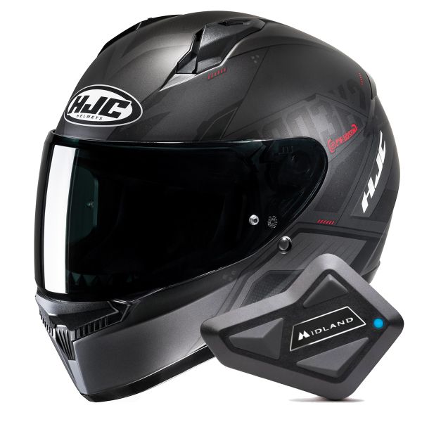 Casque Integral HJC C10 Inka MC1SF + Kit Bluetooth BT Mini