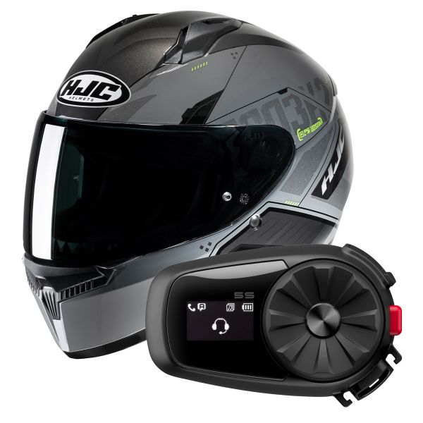 Casque Integral HJC C10 Inka MC3H + Kit Bluetooth 5S