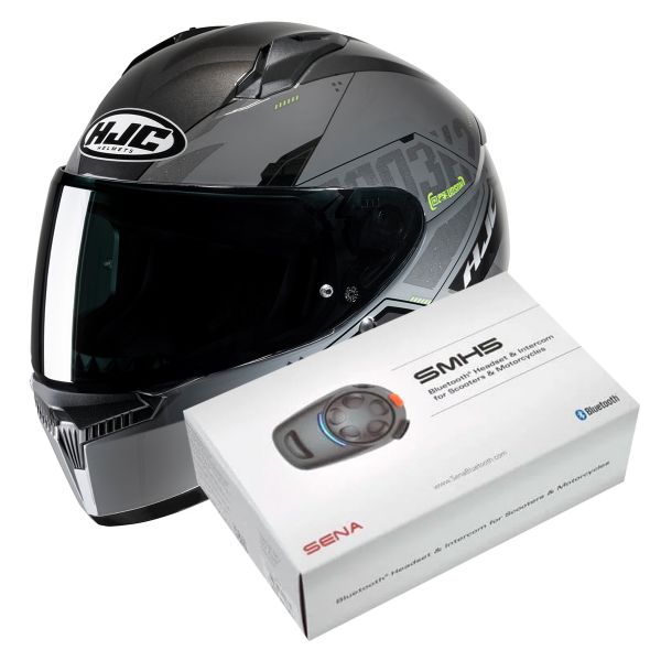 Casque Integral HJC C10 Inka MC3H + Kit Bluetooth SMH5 Solo