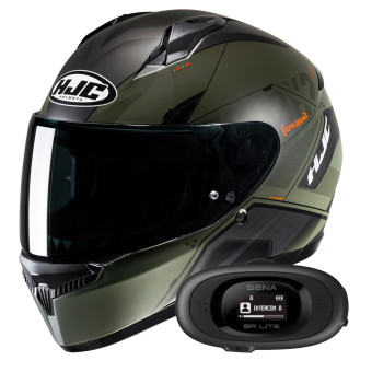 Casque Integral HJC C10 Inka MC7SF + Kit bluetooth 5R Lite