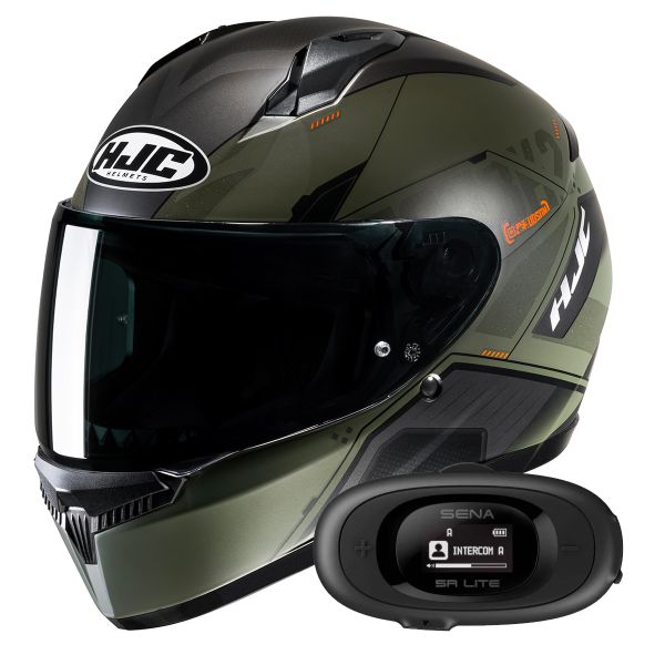 Casque Integral HJC C10 Inka MC7SF + Kit bluetooth 5R Lite Casque Integral HJC C10 Inka MC7SF + Kit bluetooth 5R Lite