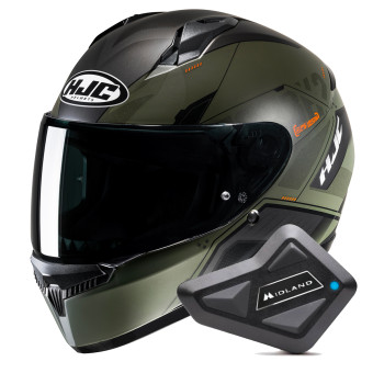 Casque Integral HJC C10 Inka MC7SF + Kit Bluetooth BT Mini