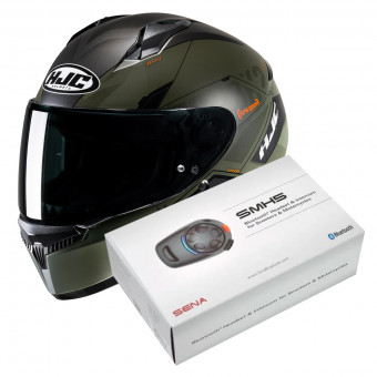 Casque Integral HJC C10 Inka MC7SF + Kit Bluetooth SMH5 Solo