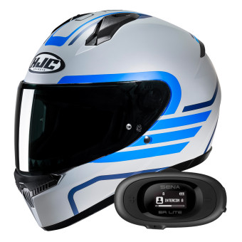 Casque Integral HJC C10 Lito MC2SF + Kit bluetooth 5R Lite