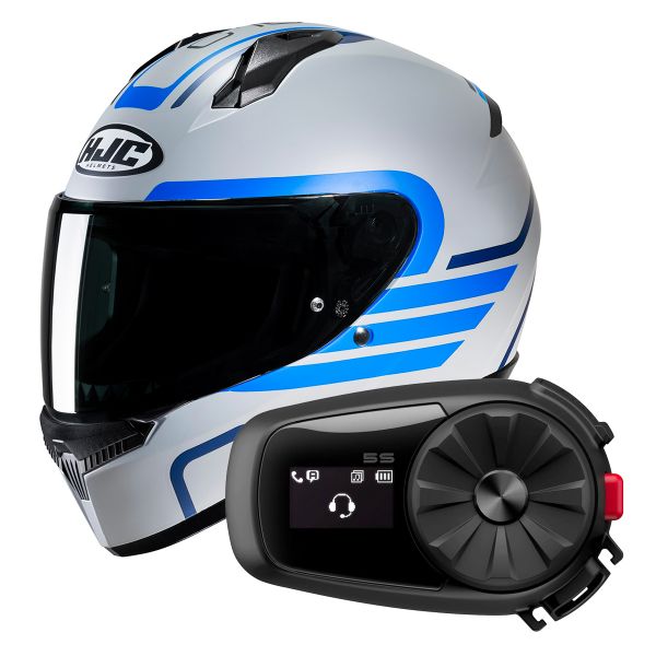 Casque Integral HJC C10 Lito MC2SF + Kit Bluetooth 5S