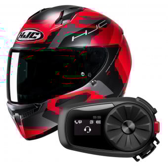 Casque Integral HJC C10 Tins MC1SF + Kit Bluetooth 5S Casque Integral HJC C10 Tins MC1SF + Kit Bluetooth 5S
