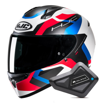 Casque Integral HJC C10 Tins MC21SF + Kit Bluetooth BT Mini