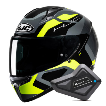 Casque Integral HJC C10 Tins MC3H + Kit Bluetooth BT Mini