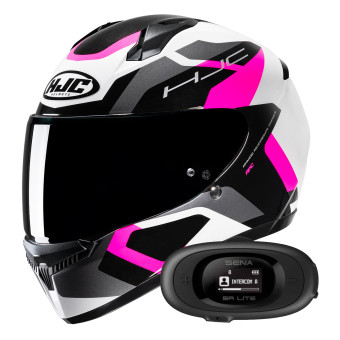 Casque Integral HJC C10 Tins MC8 + Kit bluetooth 5R Lite
