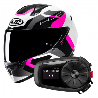 Casque Integral HJC C10 Tins MC8 + Kit Bluetooth 5S