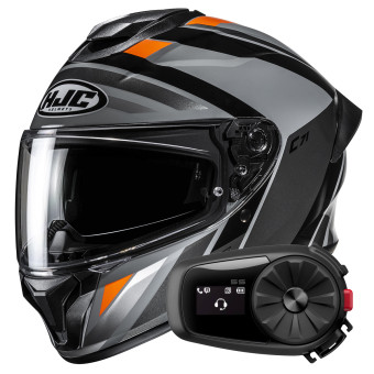 Casque Integral HJC C71 Faber MC4 + Kit Bluetooth 5S Solo