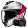 Casque Integral HJC C71 Morix MC21 + Kit Bluetooth 5S Solo