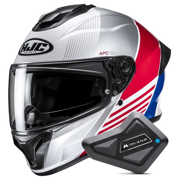 Casque Integral HJC C71 Morix MC21 + Kit Bluetooth BT Mini Casque Integral HJC C71 Morix MC21 + Kit Bluetooth BT Mini