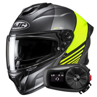 Casque Integral HJC C71 Morix MC3HSF + Kit Bluetooth 5S Solo