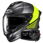 Casque Integral HJC C71 Morix MC3HSF + Kit Bluetooth 5S Solo