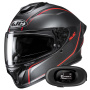 Casque Integral HJC C71 Quez MC1SF + Kit bluetooth 5R Lite Solo