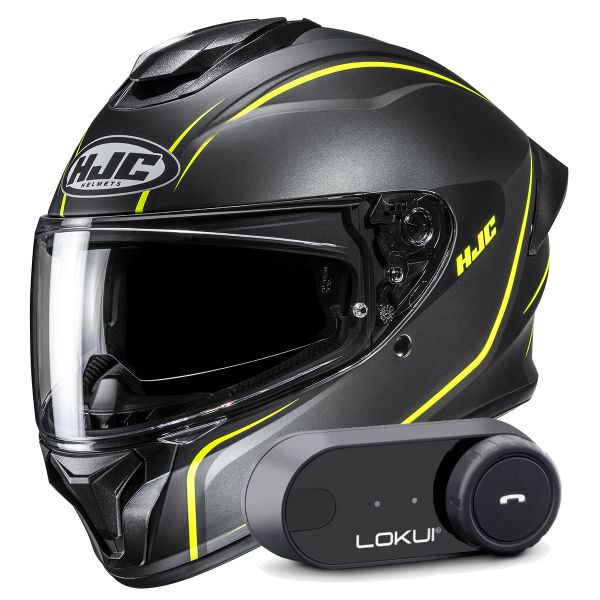 Casque Integral HJC C71 Quez MC3HSF + Kit Bluetooth Lokui K30 Casque Integral HJC C71 Quez MC3HSF + Kit Bluetooth Lokui K30