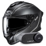 Casque Integral HJC C71 Quez MC5SF + Kit Bluetooth Lokui K30