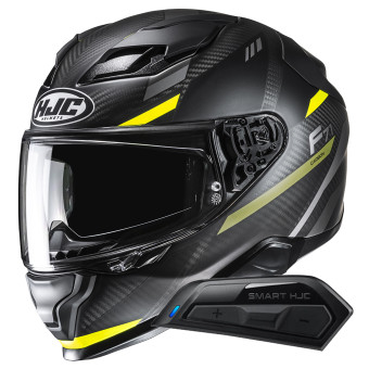Casque Integral HJC F71 Carbon Esira MC3HSF + Kit Bluetooth Smart 11B