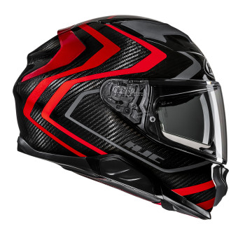 HJC F71 Carbon Nevio MC1 + Kit Bluetooth Smart 21B Flat Black