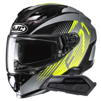 Casque Integral HJC F71 Catos MC3H + Kit Bluetooth Smart 21B Flat Black Casque Integral HJC F71 Catos MC3H + Kit Bluetooth Smart 21B Flat Black